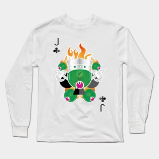 Poison Fire Jack of Clubs Long Sleeve T-Shirt